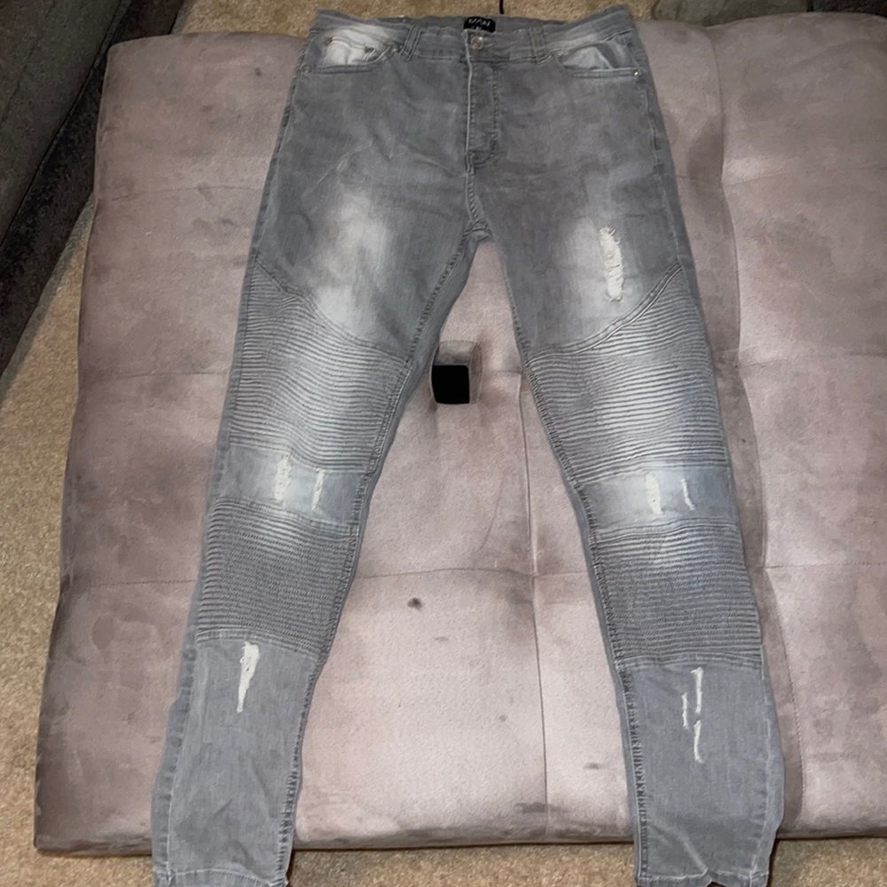 Boohoo Man Biker Jeans
